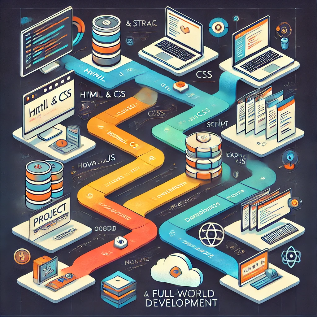 نقشه راه یادگیری برنامه‌نویسی وب (صفر تا پیشرفته) | چگونه برنامه‌نویس Full Stack شویم؟